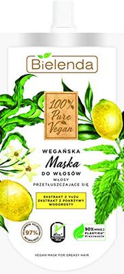 100% PURE VEGAN Maschera per capelli vegani - CAPELLI TRASPURATI, 125 ml