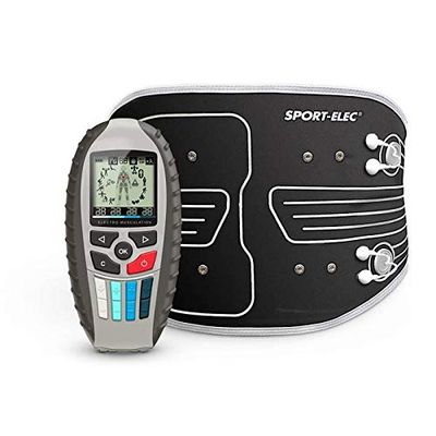 Sport-Elec Mixte Multisport Pro Precision Maxibelt electrostimulateur, noir, bleu, Taille unique EU