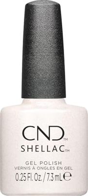 CND Shellac Smalto UV Winter Warrior – N. 479 Bianco Glitter – Originale CND – Smalto gel – Nail Design – Queen Tessential collection