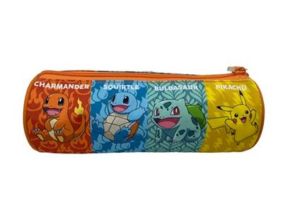 CYP BRAND Pokémon- Case, Starters, Pencil Case, School Supplies, Multicolor, Official Product