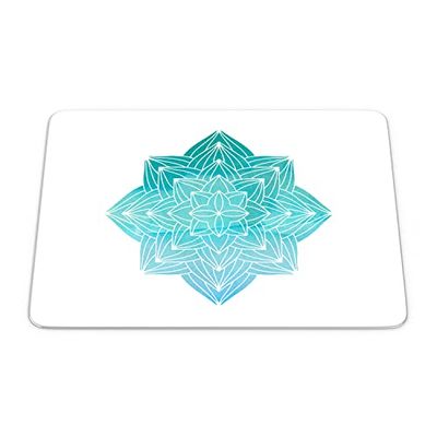 Bonamaison, Tappetino per mouse rettangolare, con stampa digitale, antiscivolo, per ufficio e casa, dimensioni: 22 x 18 cm