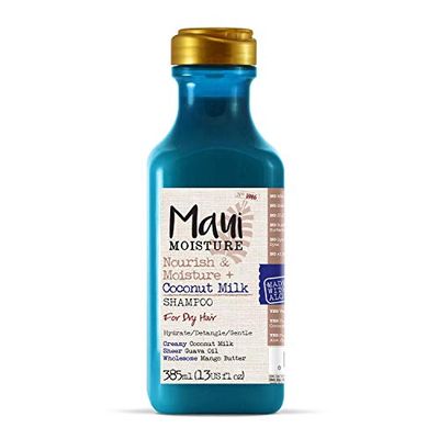 Maui Moisture Vegan Shampoo for Dry Hair, Coconut & Aloe Vera, 385 ml
