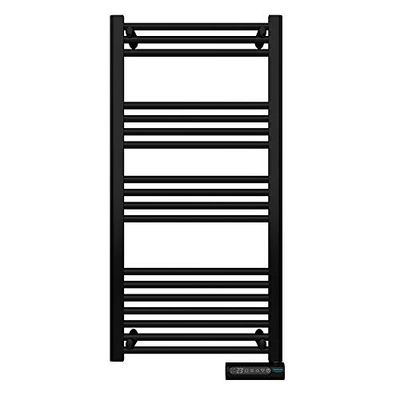 Cecotec Radiador Toallero Eléctrico Bajo Consumo ReadyWarm 9200 Smart Towel Black. 750 W, Pantalla LED, Control táctil, Temporizador, 3 Modos, Sistemas de Seguridad