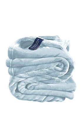De Witte Lietaer Bedlinen, Polyester, Ice Blue, 150 x 200 cm