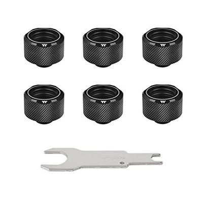 Thermaltake Pacific Klemschroefverbinding zwart Six Pack