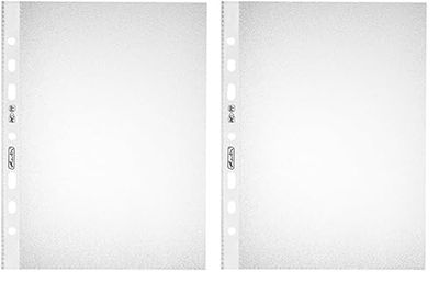 Herlitz Pochette - A5 - Lot de 100 pochettes imperméables à l'eau, pelliculé, transparent