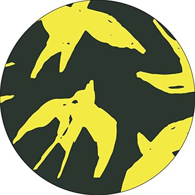 Bonateks, Runt digitalt tryckt musmatta, halkfri undersida, för kontor och hem, diameter: 22 cm