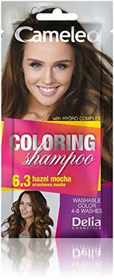 Cameleo - Coloring Shampoo - Hazel Mocha - Quick and Easy Color Refreshing - Washable Coloring - Tone In Tone - 40ml