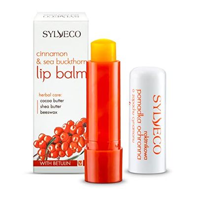 SYLVECO Balsamo Labial 4.6g - Hidratante Labios para Mujeres y Hombres - Bálsamo Labial de Ingredientes Naturales - Labial Hidratante Intensivo - Cacao Labios