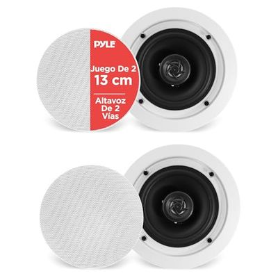 Pyle Altifalantes de teto, parede, 5,25", 150 W, duplos, estéreo