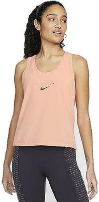 Nike Dri Fit Run Dvn Cnvrtbl Camiseta sin Mangas Lt Madder Root/Black M