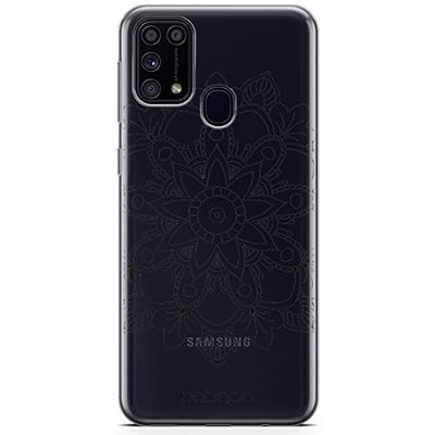 BABACO Funda para teléfono móvil de ERT Group para Samsung M31 Original y con Licencia Oficial diseño Mandalas 006 Adaptada a la Forma del teléfono móvil, parcialmente Transparente