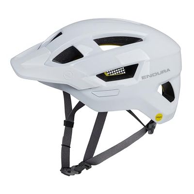 Endura Hummvee Mips® Helm | Fietsbescherming | Helm met verstelbare pasvorm, wit, L-XL