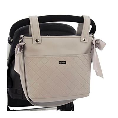 Rosy Fuentes Talega para silla de Paseo - Bolso para Silla de Paseo - Limpieza Sencilla 0-gris