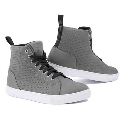 REBELHORN Mixte Tramp II Bottes de Moto, Gris, 46 EU