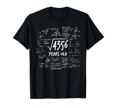 66° compleanno - radice di 4356 matematica nerd matematica Maglietta