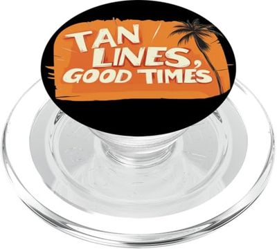 Bonitas líneas de bronceado, buenos tiempos discurso para un look divertido de verano PopSockets PopGrip para MagSafe