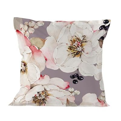 White peonies Funda de almohada 60x60 cm
