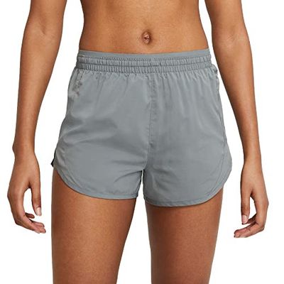 Nike CZ9584 W NK Tempo Luxe Short 3IN Pantaloncini Donna Smoke Grey/Smoke Grey/Reflective Silv M