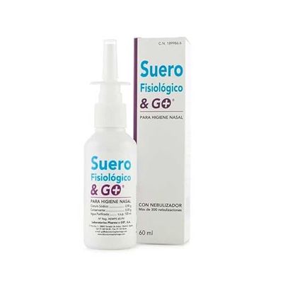 PHARMA&GO SUERO con NEBULIZADOR & GO 60 ml, Único, Estándar