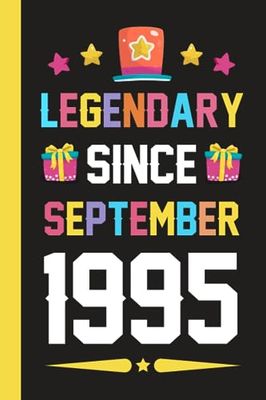 Legendary Since September 1995: Happy 28th Birthday 28 Years Old birthday gifts for Boys Or Girls, Anniversary Present, Card Alternative 2023