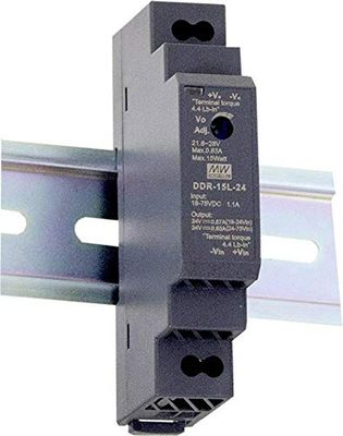 MEAN WELL Well DDR-15G-12 DIN-rail-omvormer 12 V/DC 1,25 A 15 W 1 x