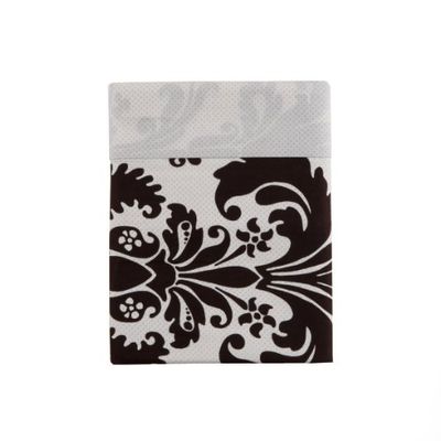 Essix - Drap Housse Royal Line Percale de Coton Bleu Nuit 80 x 200 cm