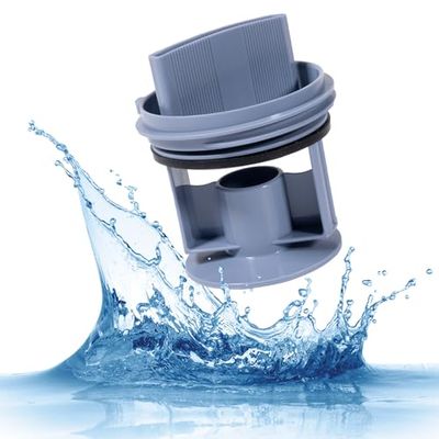 Lint Filter/Lint Filter for Lint Sieve, Washing Machine Drain Pump Drain Seal Cover Plug Compatible with Siemens Bosch WM1095/1065 WD7205