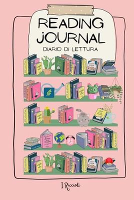 Reading Journal, Diario di lettura in Italiano.: Annota i libri letti e da leggere, recensioni, challenge e molto altro. 160 pagine Interno in bianco e nero