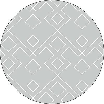 Bonateks, Ronde digitaal bedrukte muismat, antislip onderkant, voor kantoor en thuis, diameter: 22 cm