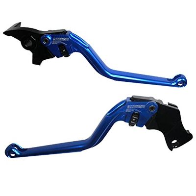 ACCOSSATO Paire de leviers bleus pour KTM 200 Duke / Rc200 de 2014 à 2016 (CC 200)