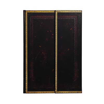 Paperblanks Hardcover Journal Black Moroccan | Unlined | Grande (210 × 300 mm)