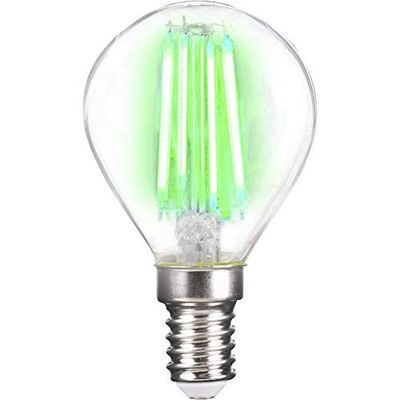 (LIGHTME) Deco LED filament P45 4W-E14/grön