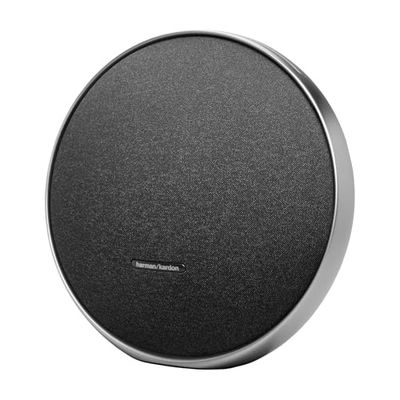 Harman Kardon Onyx Studio 9, Draagbare Bluetooth speaker, Auracast Multi-Speaker Connectie, Adaptive Self-Tuning, Constant Sound Field Technologie, usb-oplaadpoort, 8 uur batterijduur, Zwart