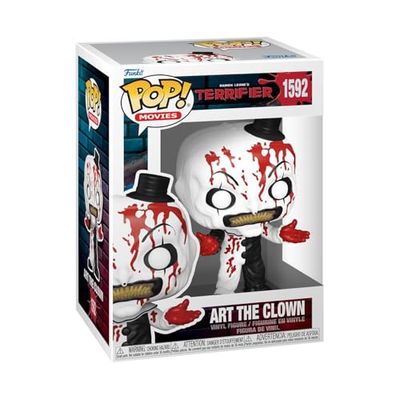 Funko Pop! Movies: Terrifier 2 - Art The Clown - Sanglant - Figurine en Vinyle à Collectionner - Idée de Cadeau - Produits Officiels - Jouets pour Les Enfants et Adultes - Movies Fans