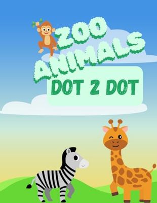 ZOO ANIMALS: DOT TO DOT Zoo animal pictures!