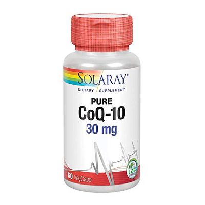 Solaray Pure CoQ-10 30mg | Coenzyma Q10 | 30 VegCaps