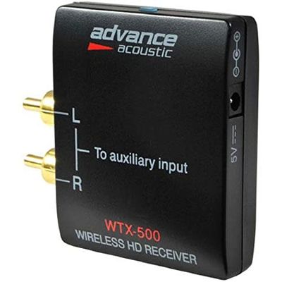 Advance Acoustic WTX 500 blk Modulo Wireless, Bluetooth, 600 mV RMS, Nero