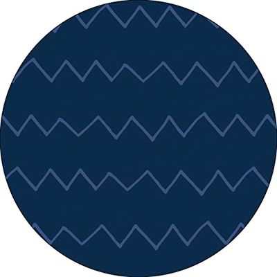 Bonateks, Ronde digitaal bedrukte muismat, antislip onderkant, voor kantoor en thuis, diameter: 22 cm