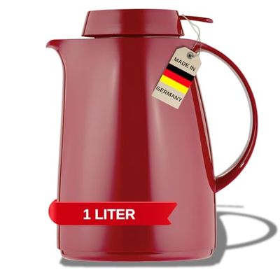 Helios Servitherm Vacuum Jug Red 1 Litre