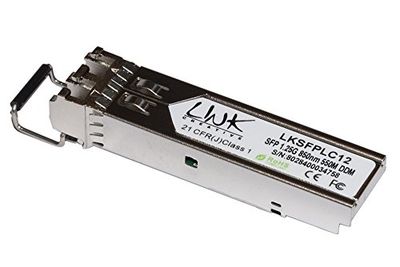 Link lksfplc12 C MiniGBiC Module LC Duplex LC émetteur-récepteur 1000BASE-SX, 850 nm 1,25 Gbps 550 MT pour Cisco avec dDM