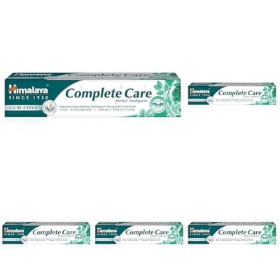 Himalaya - Pasta Dentífrica Cuidado Completo, Tubo 75 ml, con Fluoruro (Paquete de 5)