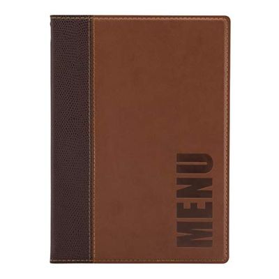 Porta menus Securit Trendy castanho 25,3 x 17,7 x 0,8 cm