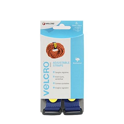VELCRO markowe paski uniwersalne, 25 mm x 92 cm - niebieskie