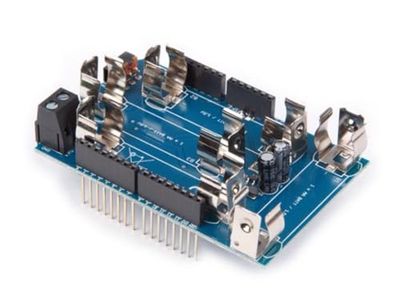 Velleman Shield de Batterie pour Allbot®, Arduino® Uno, Arduino® Mega