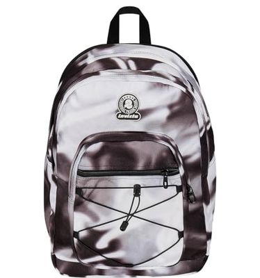 Invicta Grey Dial Full Space Fantasy School Backpack, Double Compartment with Expandable Band, PC Pocket, Bottle Holder, Organizer, Travel Backpack