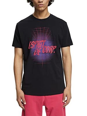 Esprit T-shirt för män, 001/Svart, XS