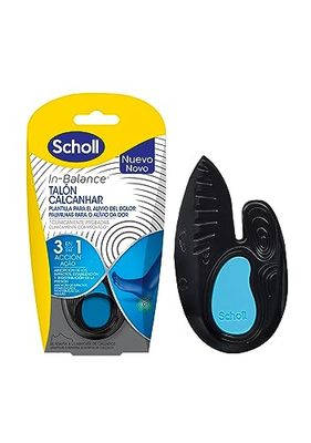 Scholl Semelle In-Balance pour soulager les douleurs du talon et de la cheville Convient pour fasciite plantaire - 1 paire (2 unités) - Taille M (40-42)