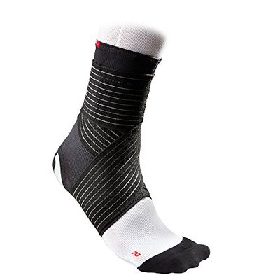 Mc David 433R Tobillera Transpirable con cinchas, Unisex Adulto, Negro, S