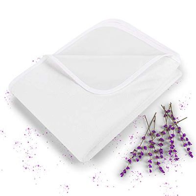 Blumtal Matrasbeschermer Terry 60 x 120 cm - Waterdichte matrasbeschermer, ademend en niet ritselend met 4 elastische hoeken, wit